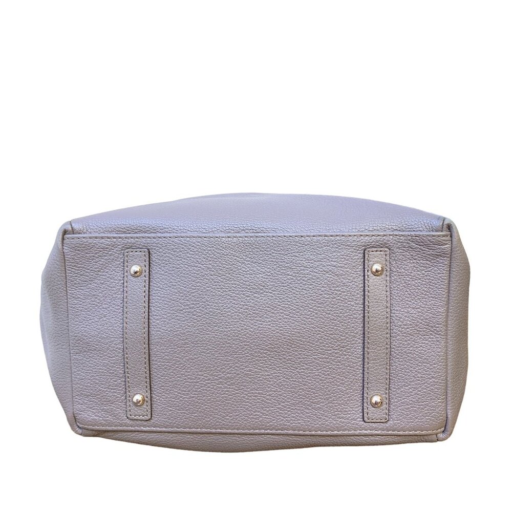 Dooney & Bourke Pebbled Leather Tote Bag With Gold Hardware - Picture 8 of 8